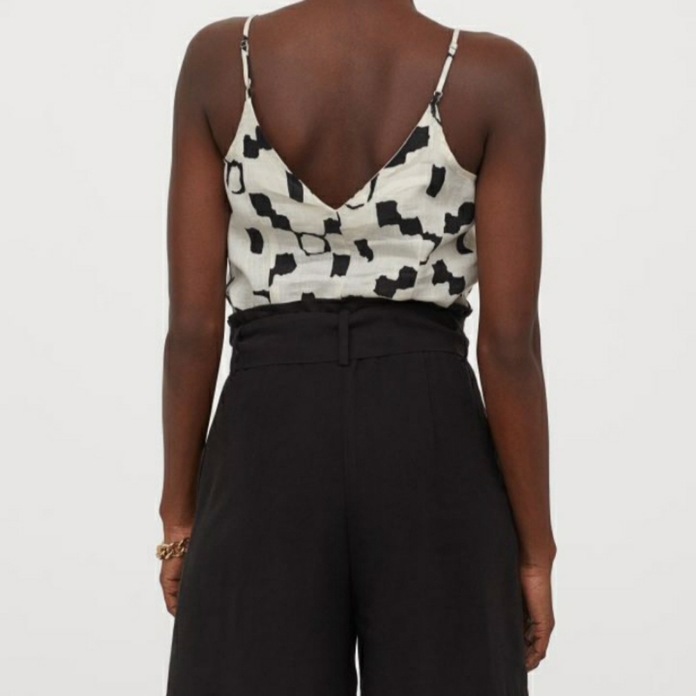 H&M linen designer Top - Picture 4 of 6